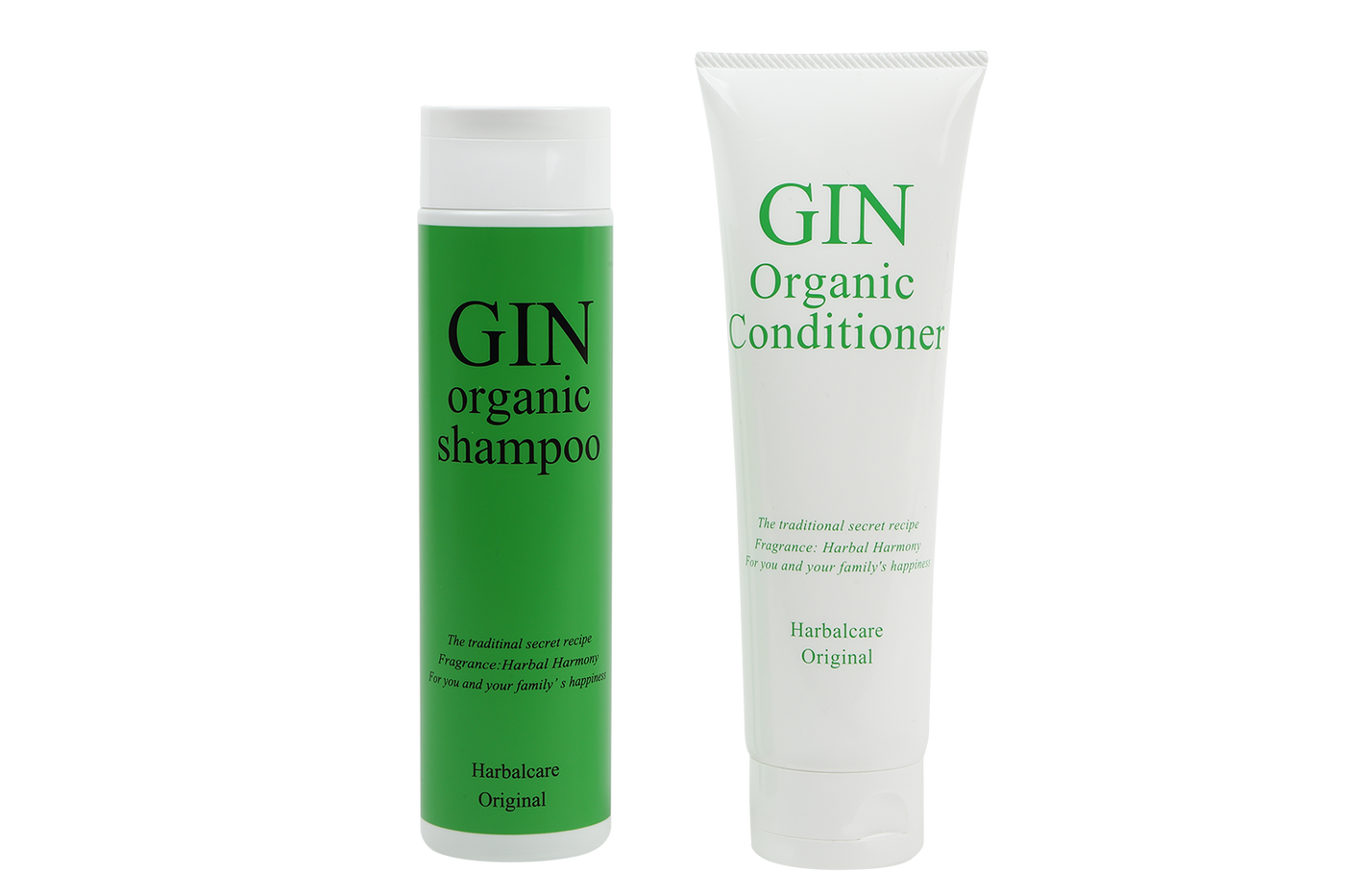 GINオーガニックシャンプーコンディショナーセット – Herbalcare